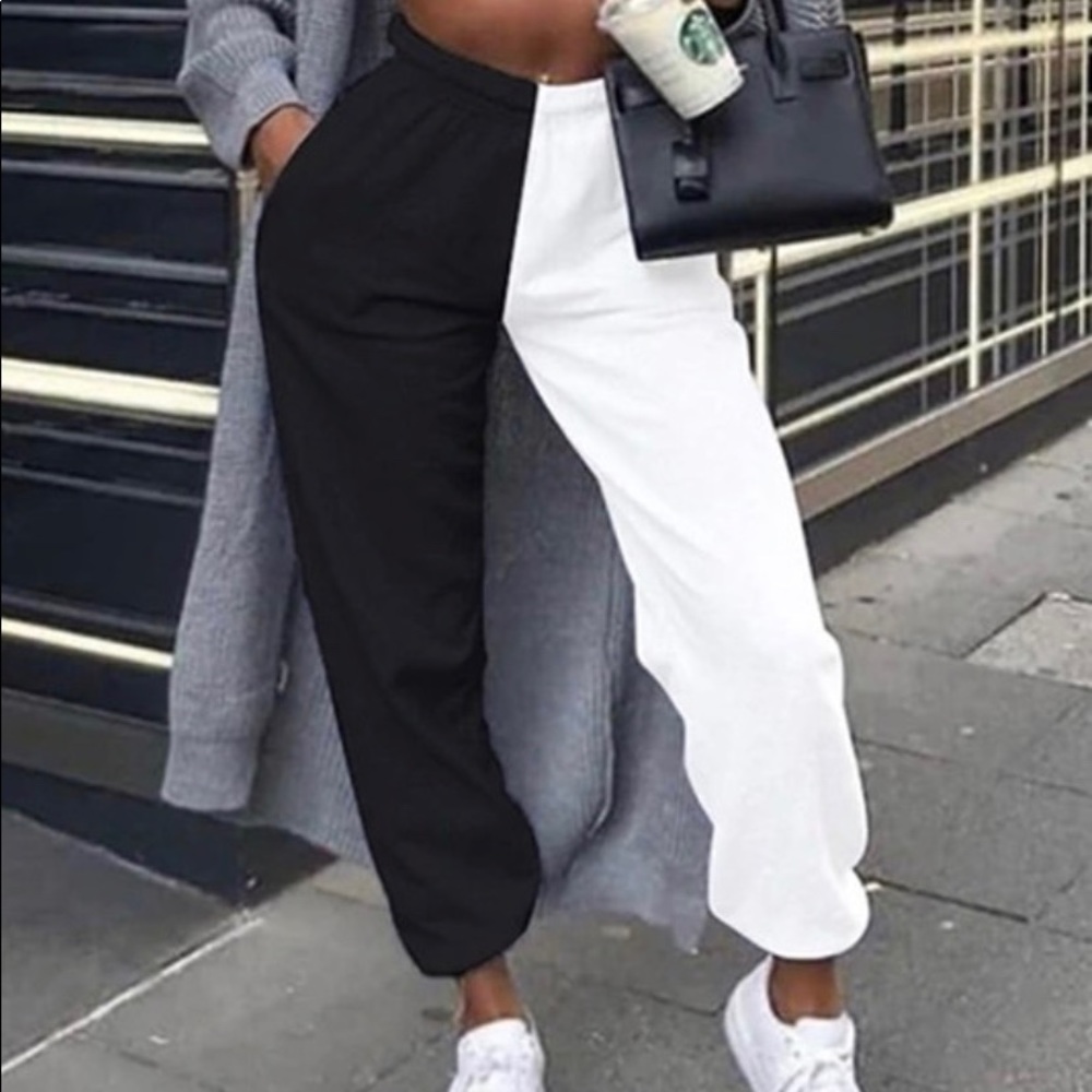 Two tone joggers